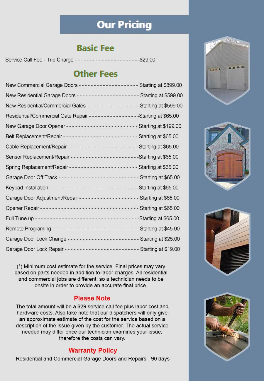 HighTech Garage Door Santa Clarita, CA 661-855-4338