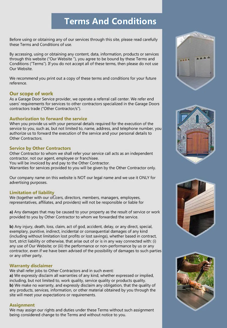 HighTech Garage Door Santa Clarita, CA 661-855-4338